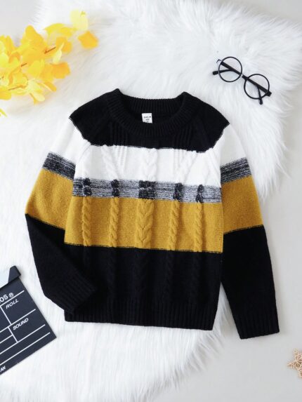 بلوفر ولادي مسترده ف اسود