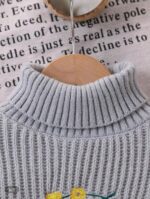 ⁦بلوزة بناتي رصاصي⁩ - الصورة ⁦6⁩