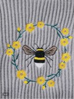 ⁦بلوزة بناتي رصاصي⁩ - الصورة ⁦5⁩