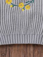 ⁦بلوزة بناتي رصاصي⁩ - الصورة ⁦4⁩