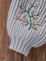 ⁦بلوزة بناتي رصاصي⁩ - الصورة ⁦3⁩