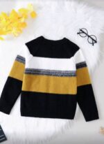 ⁦بلوفر ولادي مسترده ف اسود⁩ - الصورة ⁦9⁩