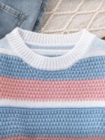 ⁦بلوزة محير مقلم⁩ - الصورة ⁦3⁩