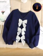 ⁦بلوزة كحلي فيونكات⁩ - الصورة ⁦6⁩